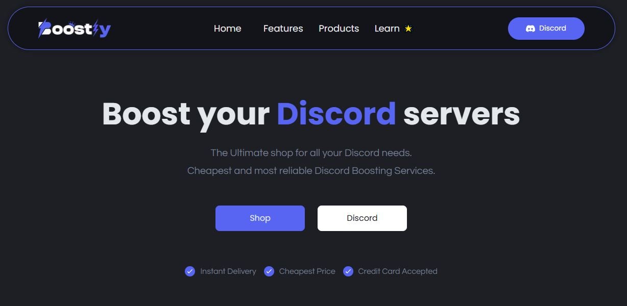 Boostly.to_ Review Of Boostly.to : Cheap Discord Boosts-Unlock Premium Features on a Budget